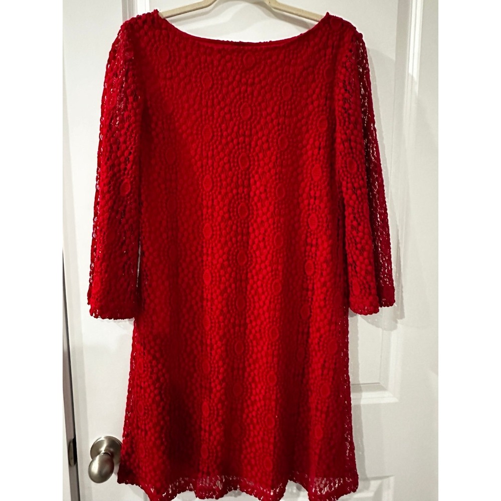 Red Lace Dress Prom Cocktail Wedding Graduation Size 4